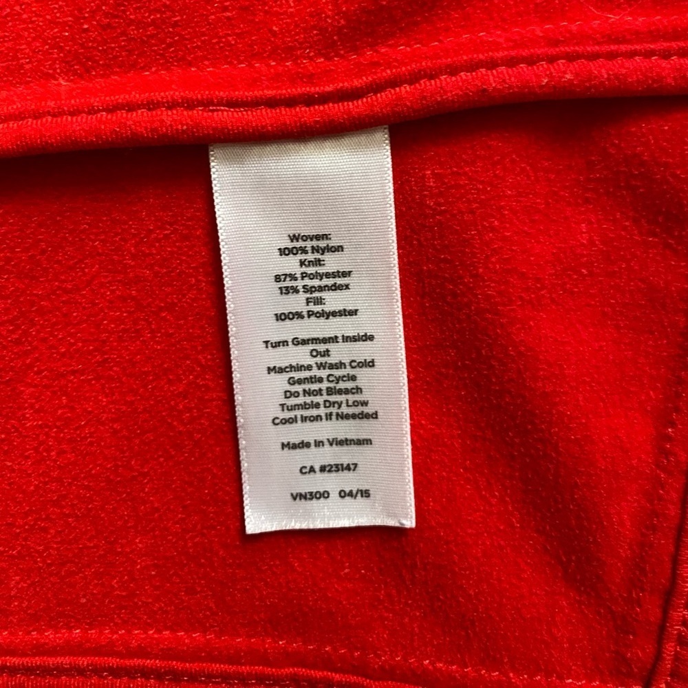 TALBOTS | Women’s Quilted Lightweight Red Jacket Size M - Picture 7 of 7